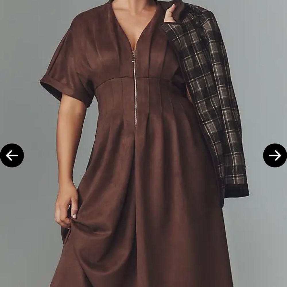 NWT Exquise Tobie Shirt Dress - Picture 5 of 6